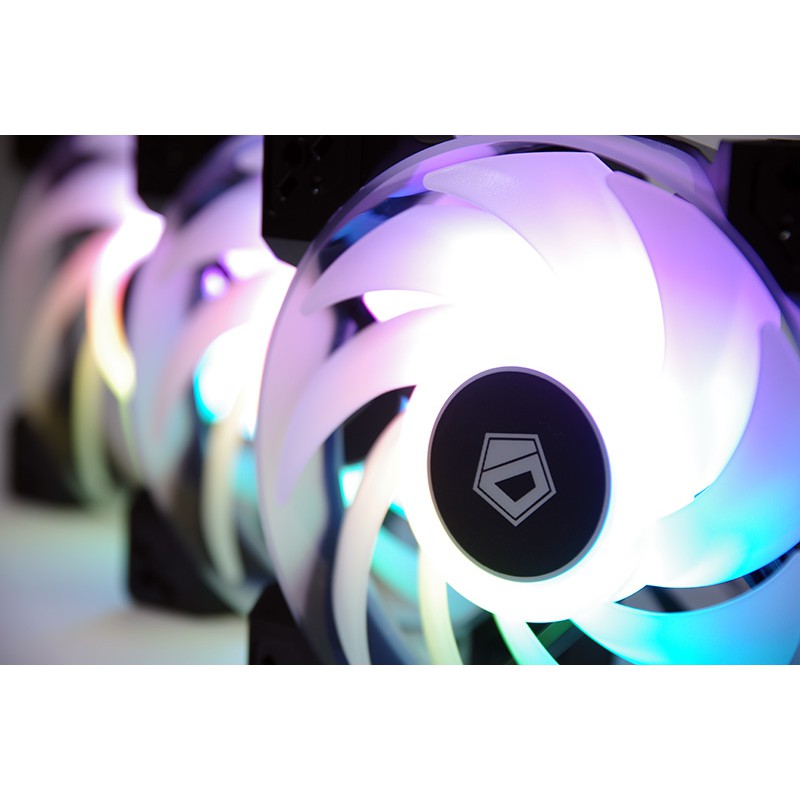 Quạt Fan Case ARGB ID-Cooling DF-12025 ARGB - Hiệu ứng Addressable RGB, Quạt quay 2000 vòng sức gió tốt