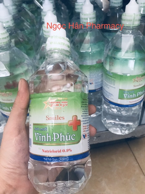 NƯỚC MUỐI SINH LÝ VĨNH PHÚC 500-1000ML