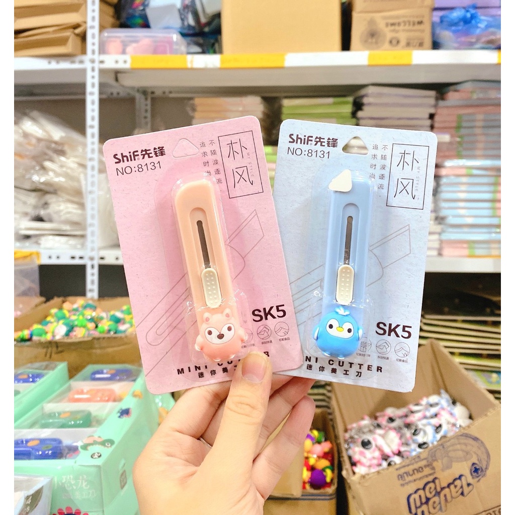 Dao Rọc Giấy Mini Dễ Thương Siêu Bén ShiF 8131
