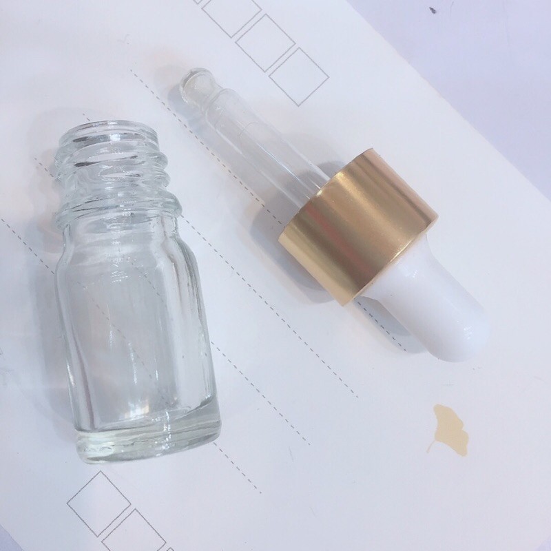 [Michi Art Store] Lọ thuỷ tinh 1ml, 3ml, 5ml chiết màu, mực