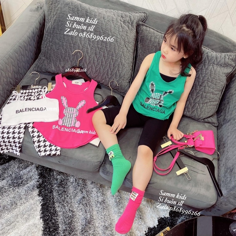 Xả Bộ thỏ ba lỗ 3 chi tiết bé gái