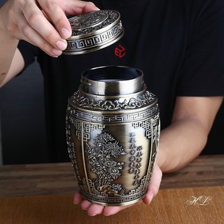 Hộp đựng chè hoa văn mẫu mới