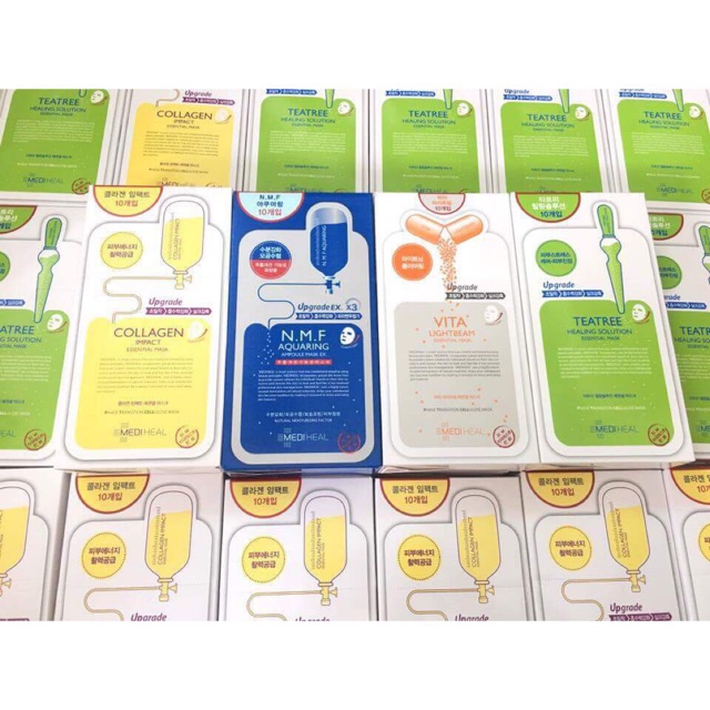 (CHÍNH HÃNG) Hộp 10 Miếng Mặt Nạ Dưỡng Da Mediheal Mask