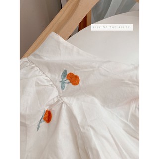 áo dâu/cherry rút eo