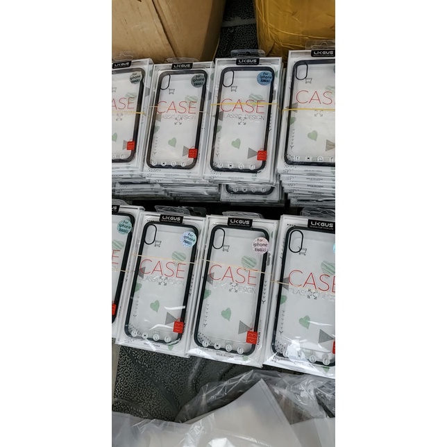 Ốp Lưng LiKgus trong viền màu mỏng iPhone XS max/11 Pro max/12/12 Pro/12 Pro max/ Iphone 13