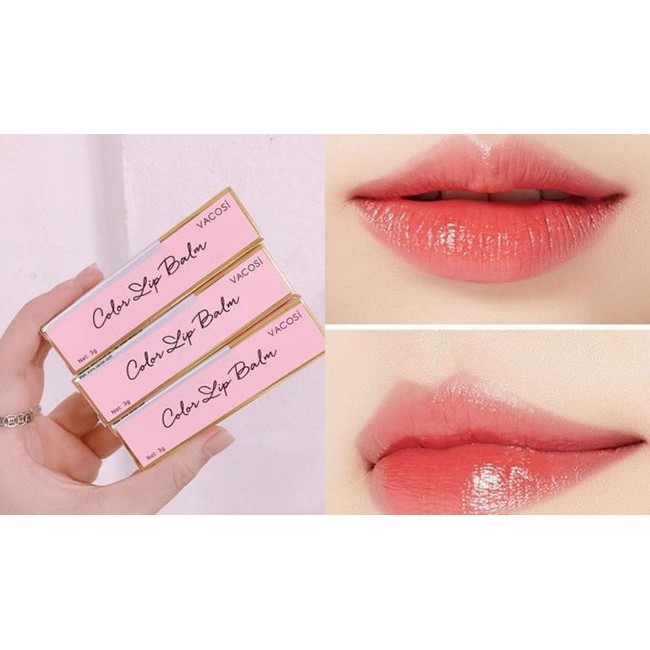 Son dưỡng môi VACOSI COLOR LIPBALM - SON DƯỠNG CÓ MÀU VACOSI