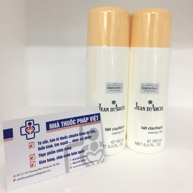 Sữa rửa mặt cho da mụn Jean d'Arcel 150ml