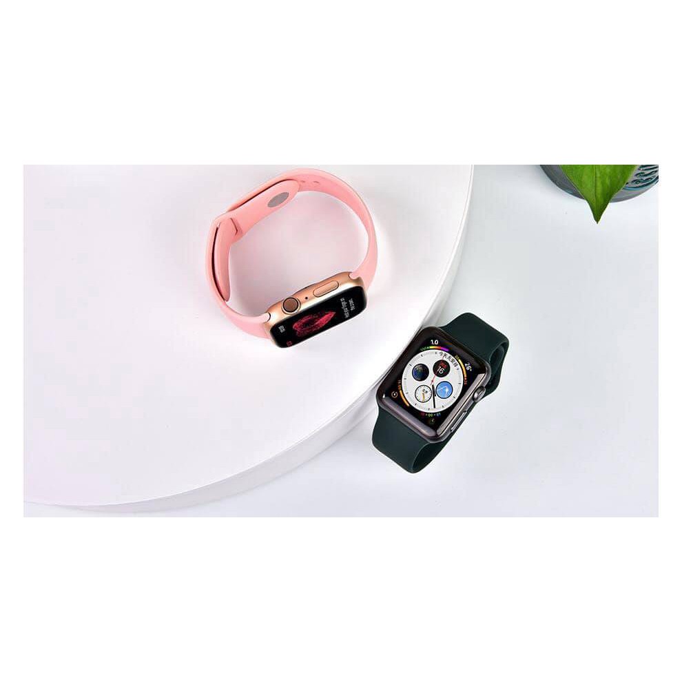 Dây Apple Watch Cao Su Chống Bẩn Siêu Mềm Cho Đồng Hồ Thông Minh Series 1/2/3/4/5/6/SE T500 - GONZ