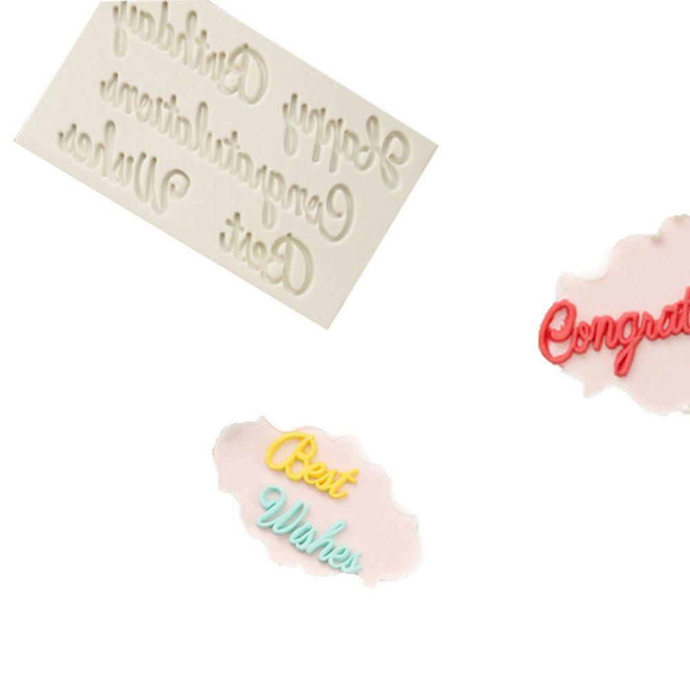 Khuôn Silicone Tạo Hình Chữ Happy Birthday Trang Trí Bánh Kem