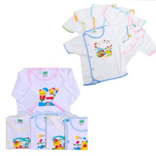 ÁO CHO BÉ SƠ SINH ( 10 ÁO GỒM 5 NGẮN +5 DÀI )