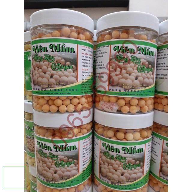 Giá buôn Viên mầm Hồng sâm Collagen tăng vòng 1, đẹp da (hộp 500 gram)