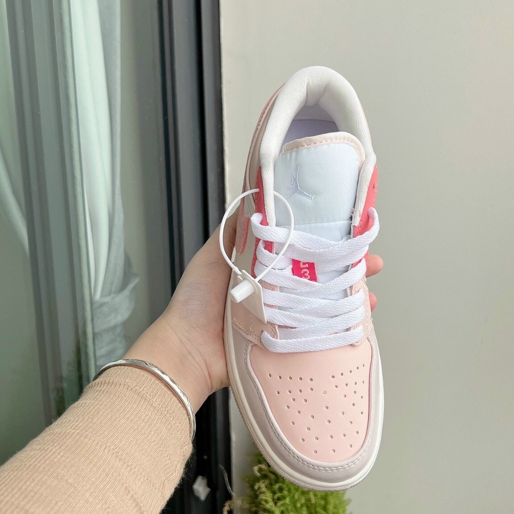 Giày jd mắt hồng siêu đẹp, giày sneaker mắt hồng full size nữ