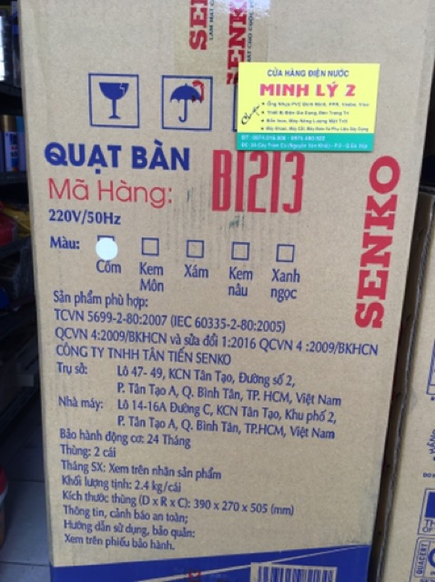 (Ship Hoả Tốc Sau 30 Phút)Quạt Bàn B1213 Senko | BigBuy360 - bigbuy360.vn