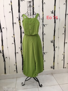 Sét quần lửng ống rộng