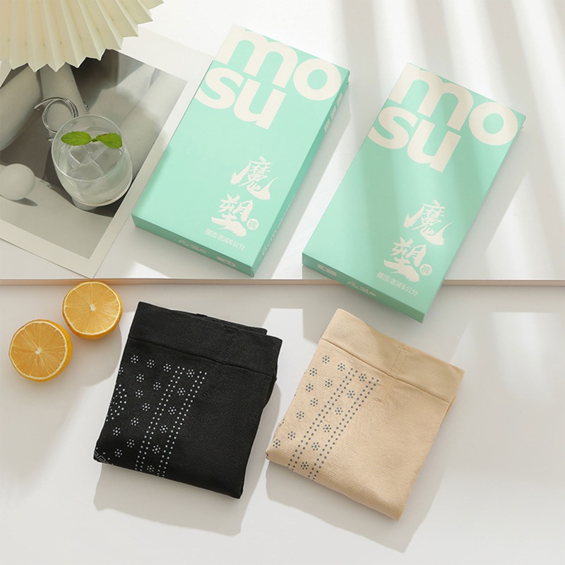 Quần Lót Định Hình Nâng Mông Lưng Cao Phối Ren Không Đường May Cho Nữ