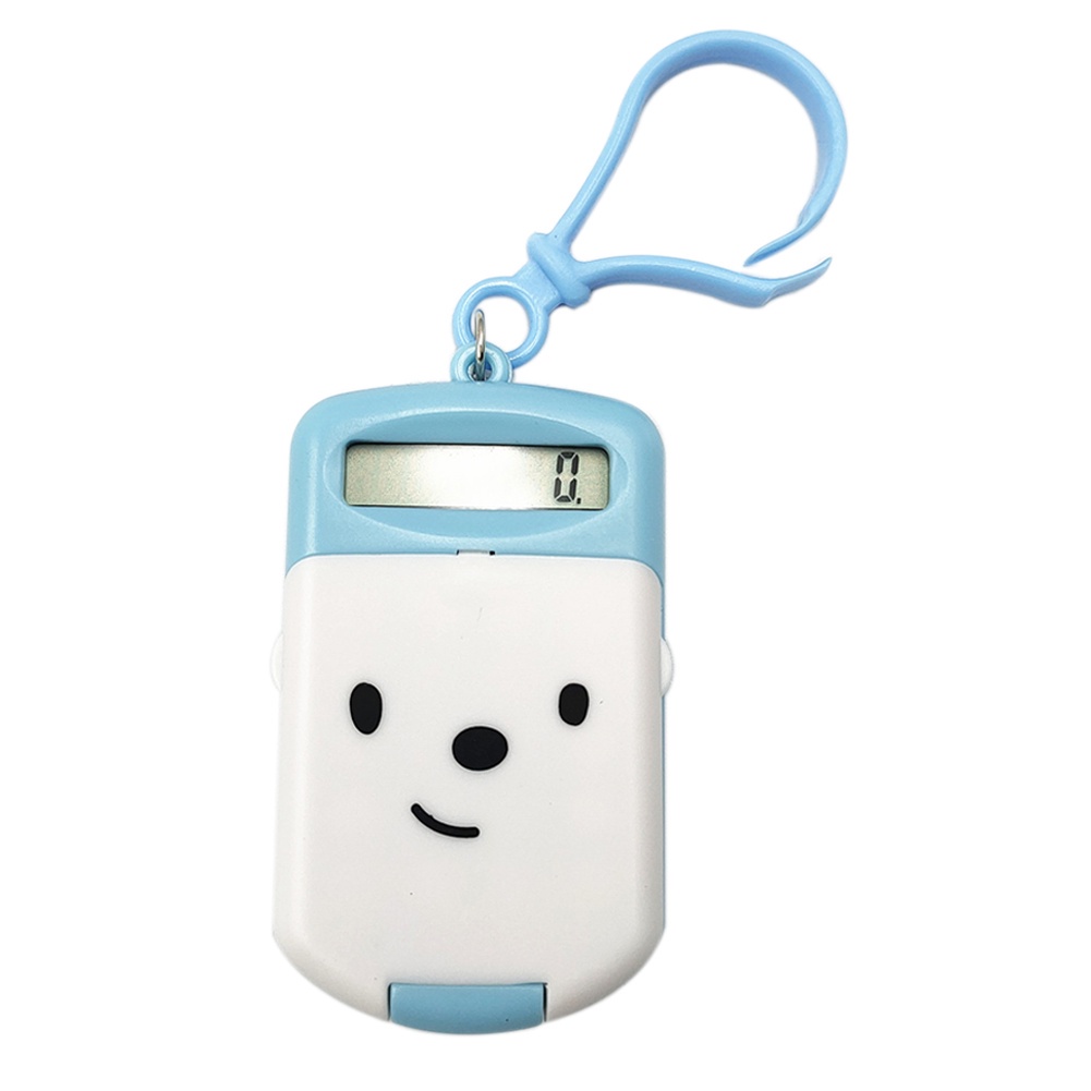 Máy Tính Bỏ Túi Màn Hình Kỹ Thuật Số Mini Dễ Thương Kèm Móc Khóa Tiện Dụng Cho Văn Phòng