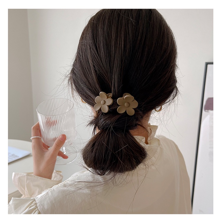 Kẹp Cố Định Tóc Đuôi Ngựa Hình Cá Mập Đơn Giản Chống Chảy Xệ Kiểu Giống Nhau Cho Nữ