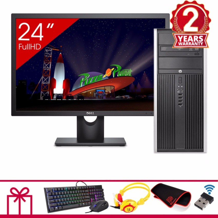 Máy tính để bàn HP 8300 Elite MT + Màn hình Dell 24inch Full HD (Core I5 3470, Ram 8GB, SSD 240GB, HDD 1TB) + Quà Tặng | BigBuy360 - bigbuy360.vn