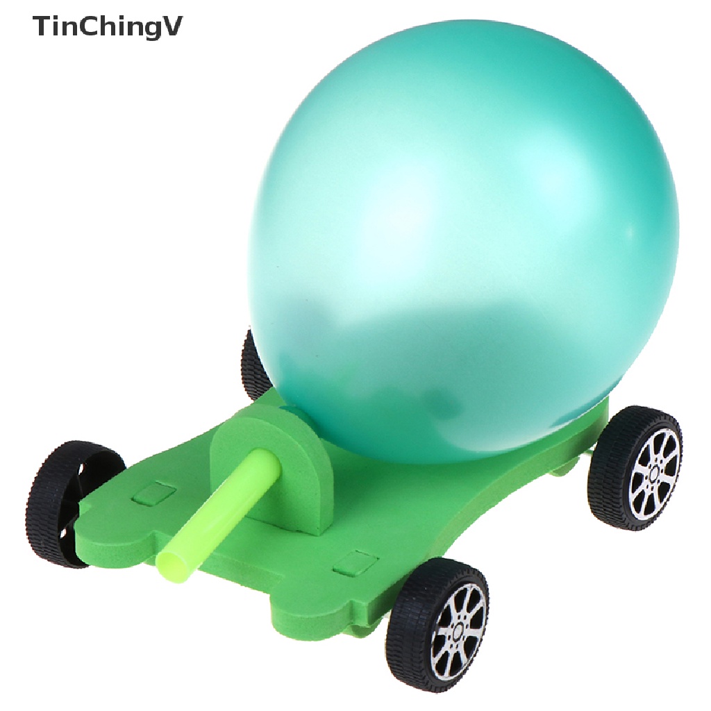 Mô Hình Xe Hơi Đồ Chơi Kèm Bong Bóng Giáo Dục Khoa Học Diy Cho Bé