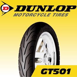 Lốp xe máy Dunlop size 110.70-17 GT501 TL 54H, Vỏ  xe máy Dunlop size 110/70-17 GT501 TL 54H