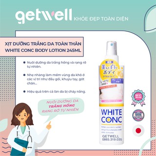 XỊT DƯỠNG TRẮNG DA TOÀN TH N WHITE CONC BODY LOTION 245ML