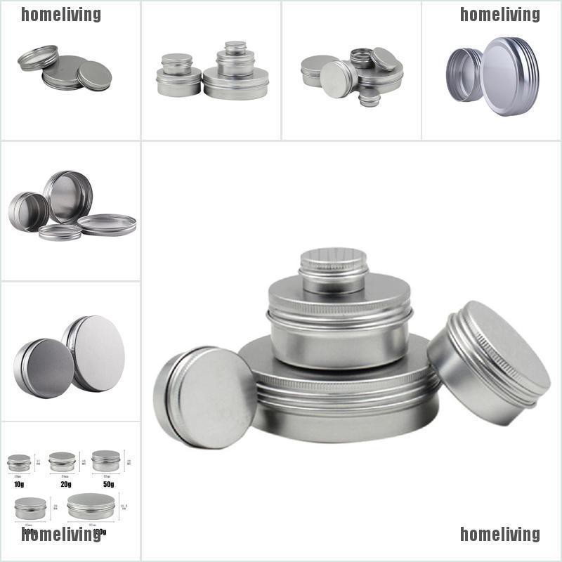 Hộp Thiếc Đựng Son Dưỡng Móng Tay Nghệ Thuật 10 / 20 / 50 / 100 / 150ML