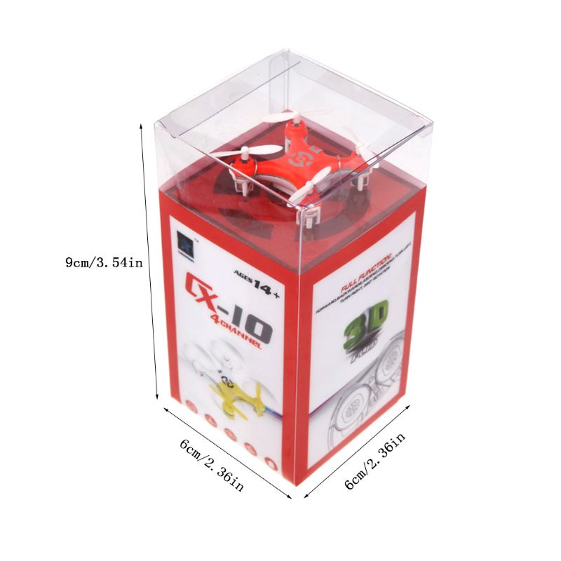 Máy Bay Điều Khiển Từ Xa WMMB CX-10 Mini 2 4G 4CH 6 Trục Có Đèn LED Cho Trẻ Em