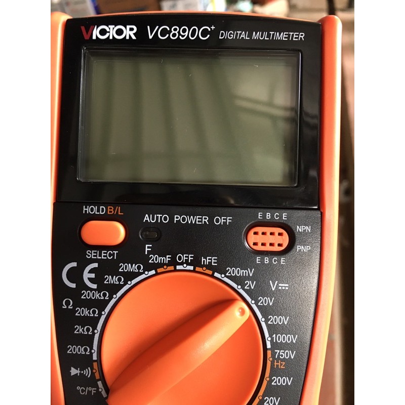 Đồng hồ vạn năng điện tử VICTOR VC890C+