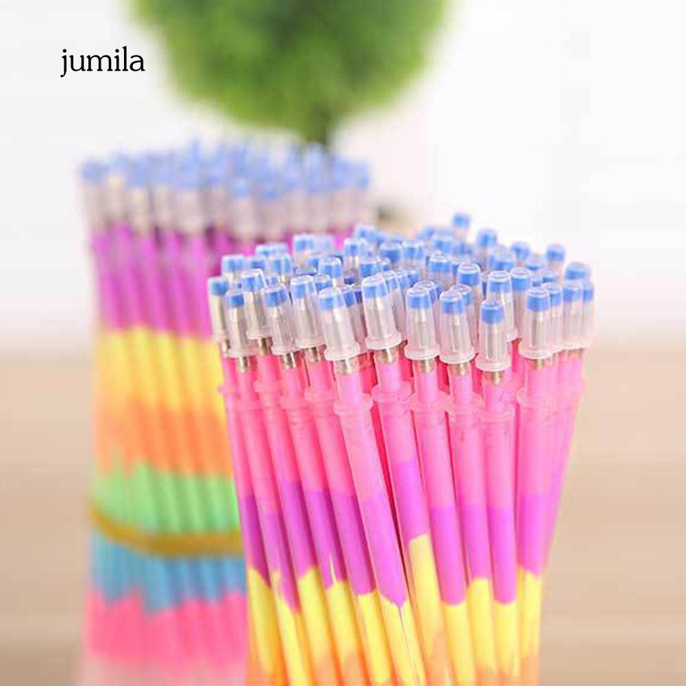 Set 20 ruột bút bi ngòi 0.5mm màu sắc cầu vồng sáng tạo