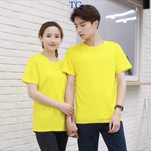 Áo Thun Nam Tay Ngắn Trắng - Vàng Trơn Cao Cấp Phong Cách Trẻ Trung Thời Trang TG | BigBuy360 - bigbuy360.vn