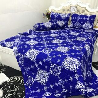 BỘ GA CHUN + 3 VỎ GỐI THUN HQ