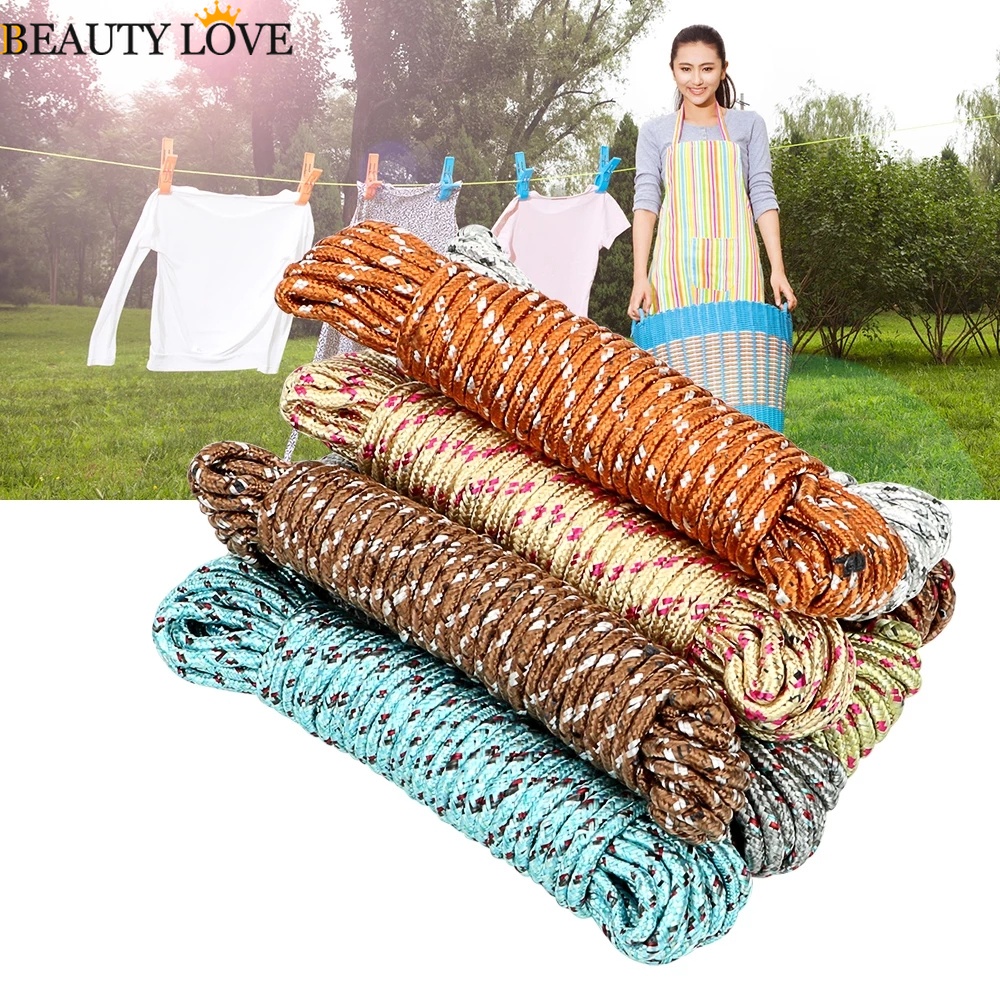 Cuộn Dây Phơi Quần Áo 10m Chống Trượt Chống Gió Đa Năng Tiện Dụng Chất Lượng Cao Màu Sắc