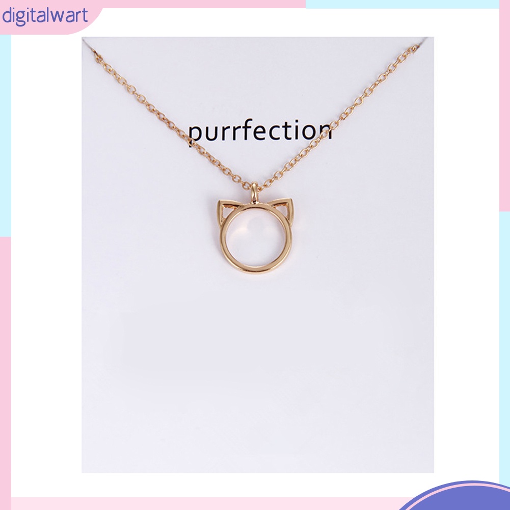 Dây chuyền mặt tai mèo dễ thương đáng yêu dành cho cho nữ