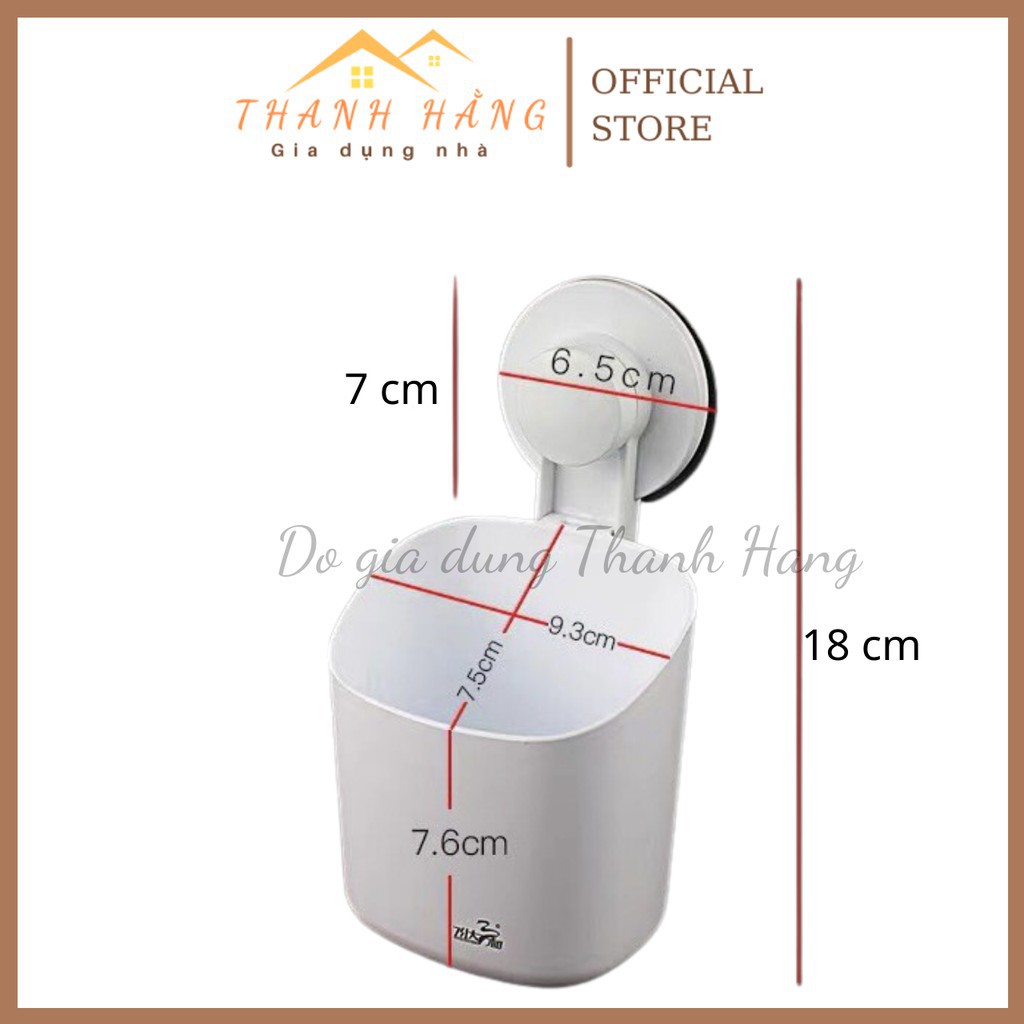 Kệ bàn chải đánh răng treo tường đồ dùng cá nhân freeship kệ treo đồ màu trắng đơn kệ hít tường