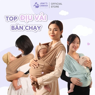 Địu em bé JUMY, địu vải cho bé sơ sinh chính hãng bằng cotton mịn mát