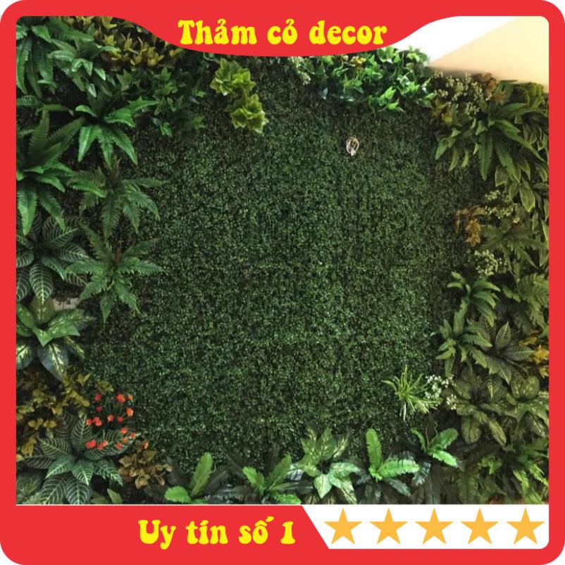 Cỏ Cải Xoong, Thảm cỏ nhân tạo, nhựa giả size 60*40cm, trang trí trường nhà, văn phòng, nhà hàng, decor sự kiện