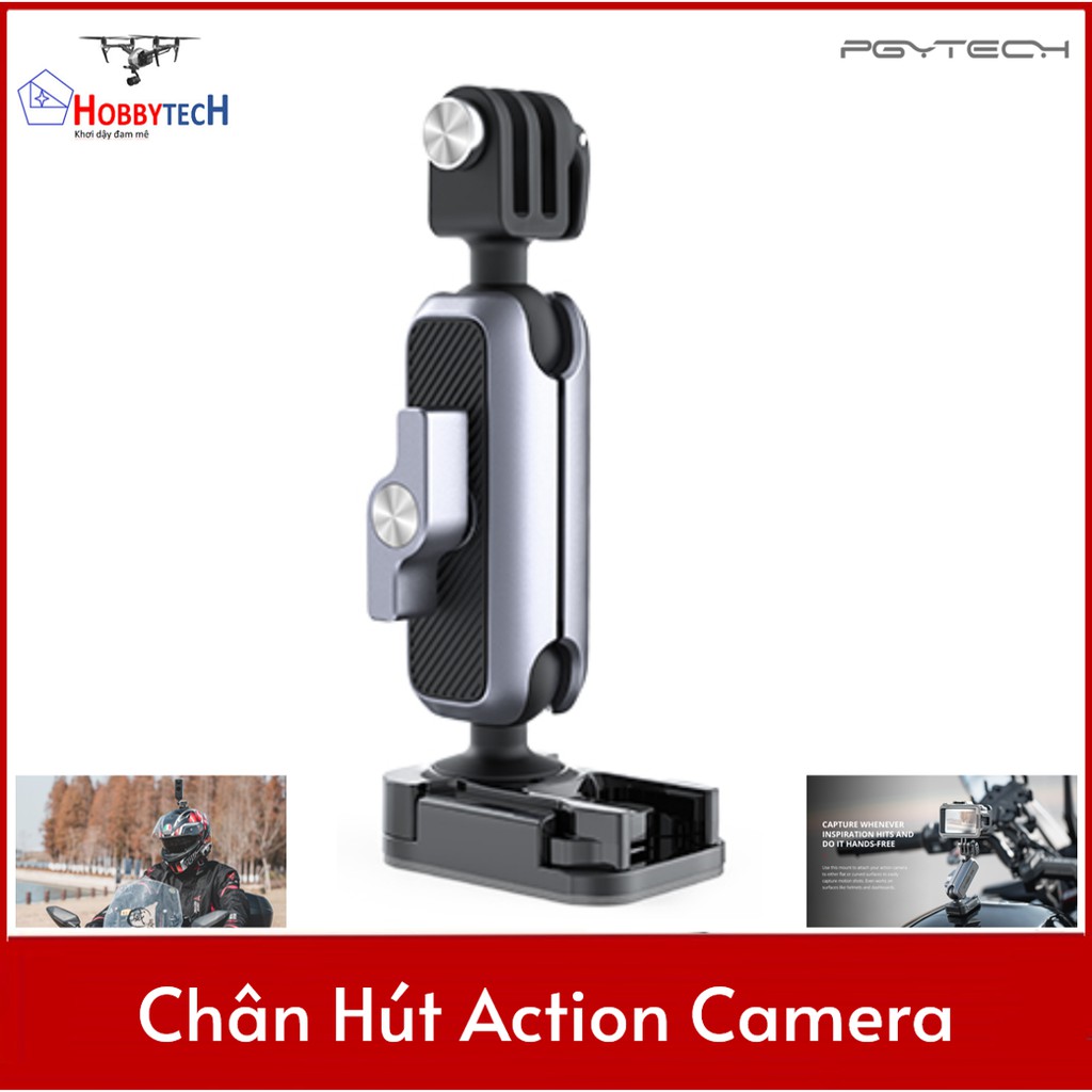 Phụ kiện PGYTECH ACTION CAMERA ADHESIVE MOUNT - Cao Cấp - Chính Hãng