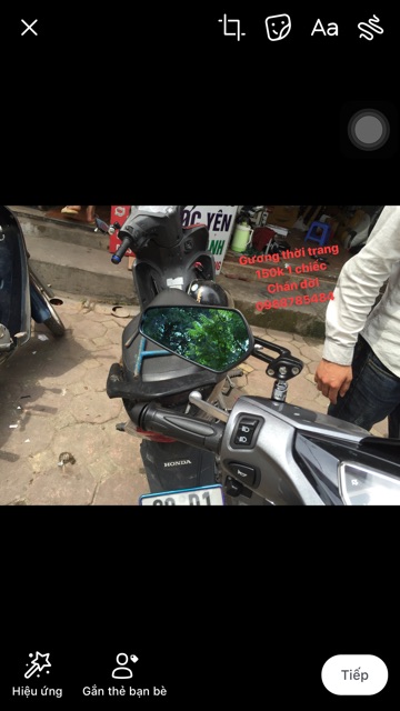 Gương thời trang xe máy
