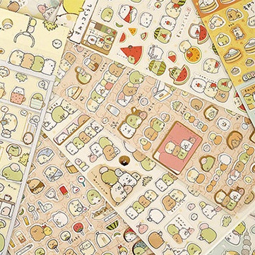 Tem nhãn sticker hình con gấu cute