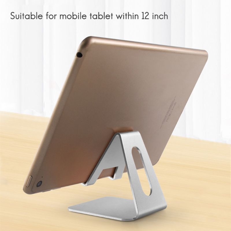 Giá đỡ điện thoại để bàn bằng nhôm cho iphone ipad samsung máy tính bảng 12 inch