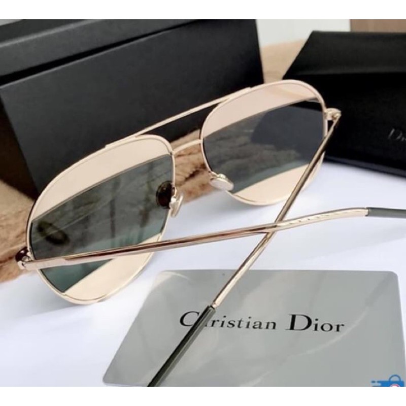 Kính Mát Dior Silver Pink Aviator Unisex Sunglasses