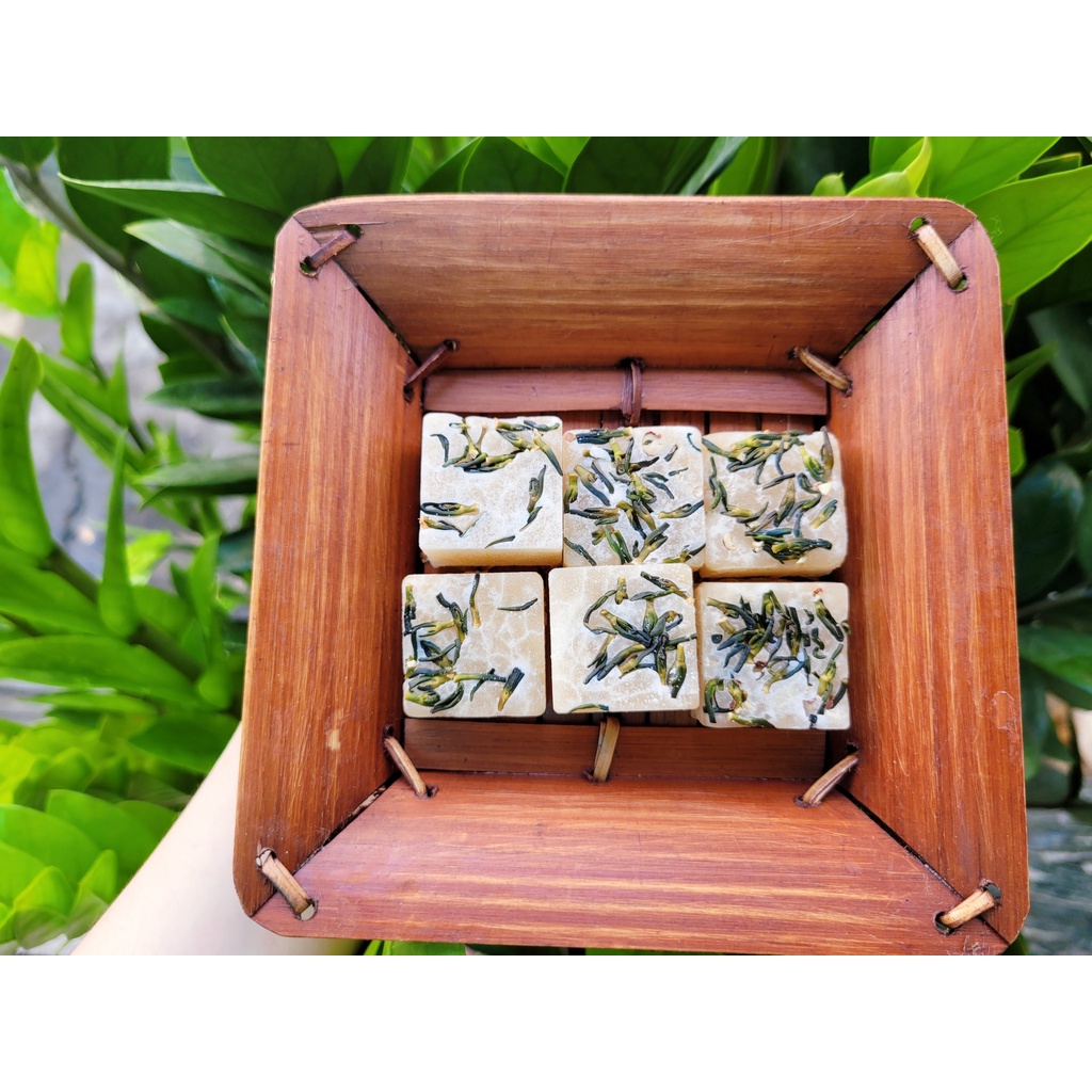 Trà viên đường phèn mật ong tim sen dễ ngủ 1 kí _ tinhhoatrathaomoc ( ảnh thât + video)