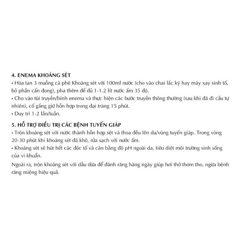 Khoáng sét Bentonite Clay Viet Healthy 100gr