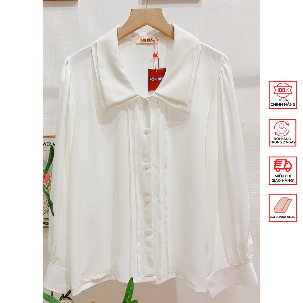 Áo Xếp Ly FOR HOR Tay Dài AO0600