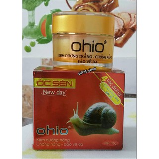 Kem dưỡng trắng - Chống nắng - Bảo vệ da OHIO ốc sên New Day (15g)