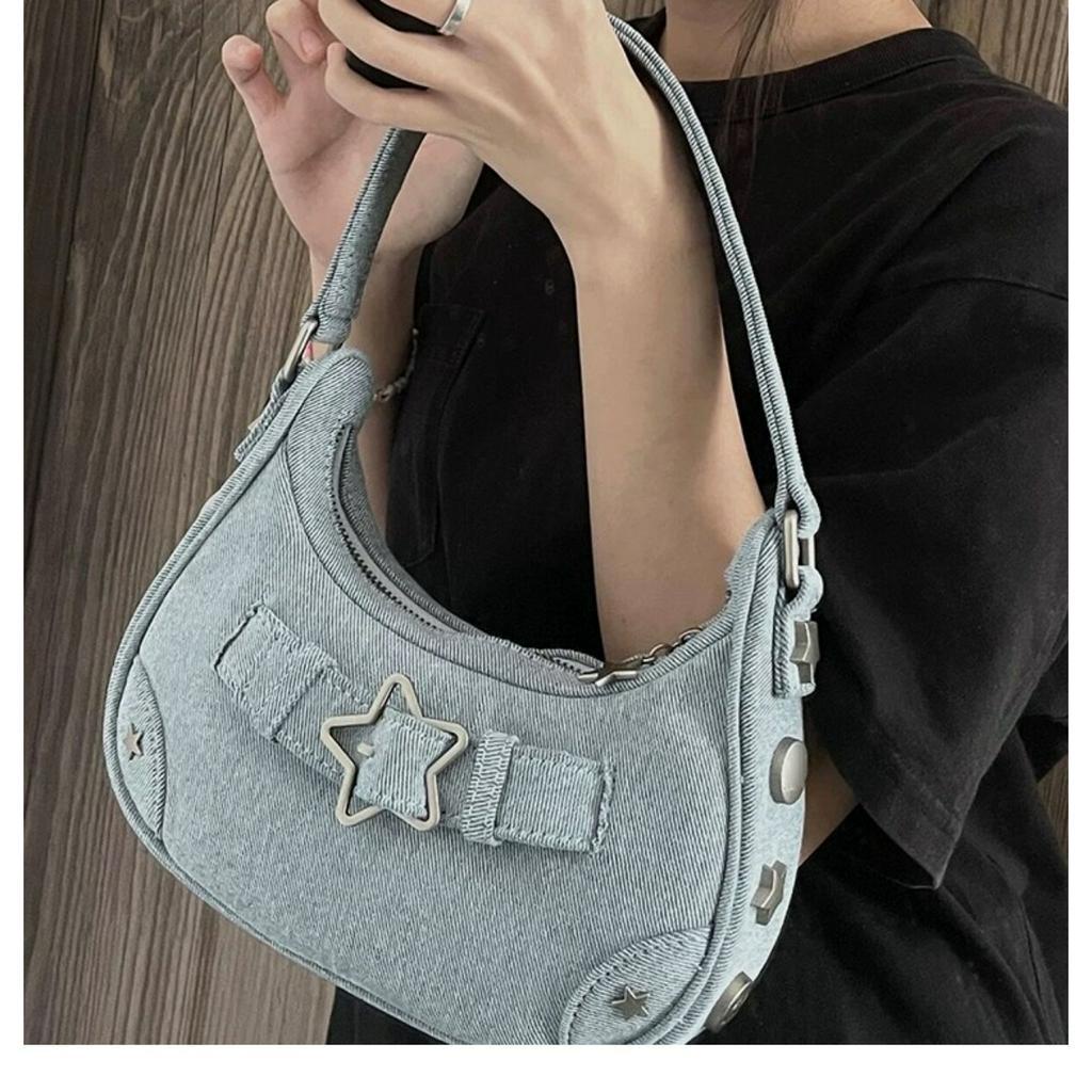 Túi xách nữ kẹp nách đeo vai đẹp phong cách y2k thời trang đi chơi TX0109 Hana Bags