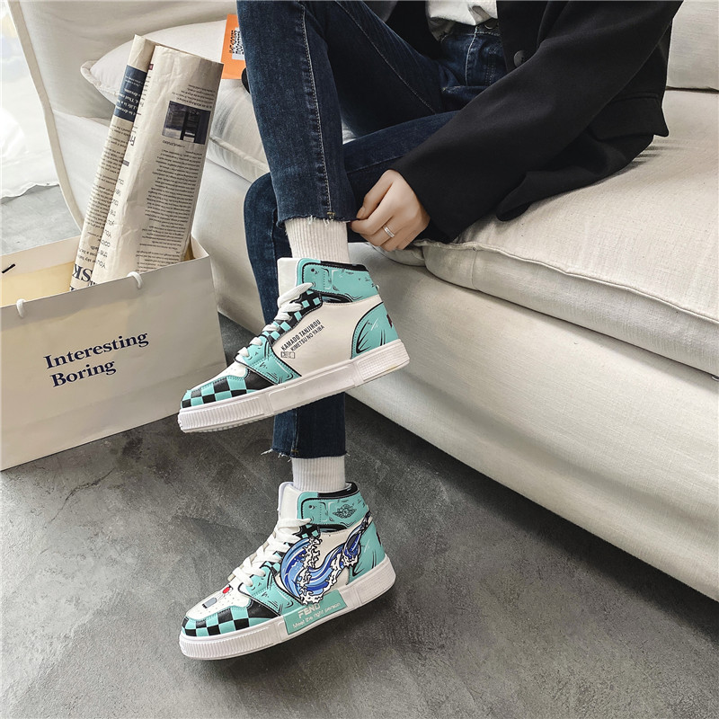 [Mã FAGREEN245 giảm 10% tối đa 30K đơn 99K] Men's fashion high-neck sports shoes | BigBuy360 - bigbuy360.vn