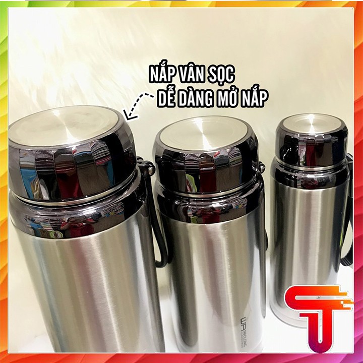 Bình đựng nước giữ nhiệt nóng lạnh BAOL 1000ML - 1200 ML - 1500ml lõi inox 304| Happy shop 888| Bình ủ