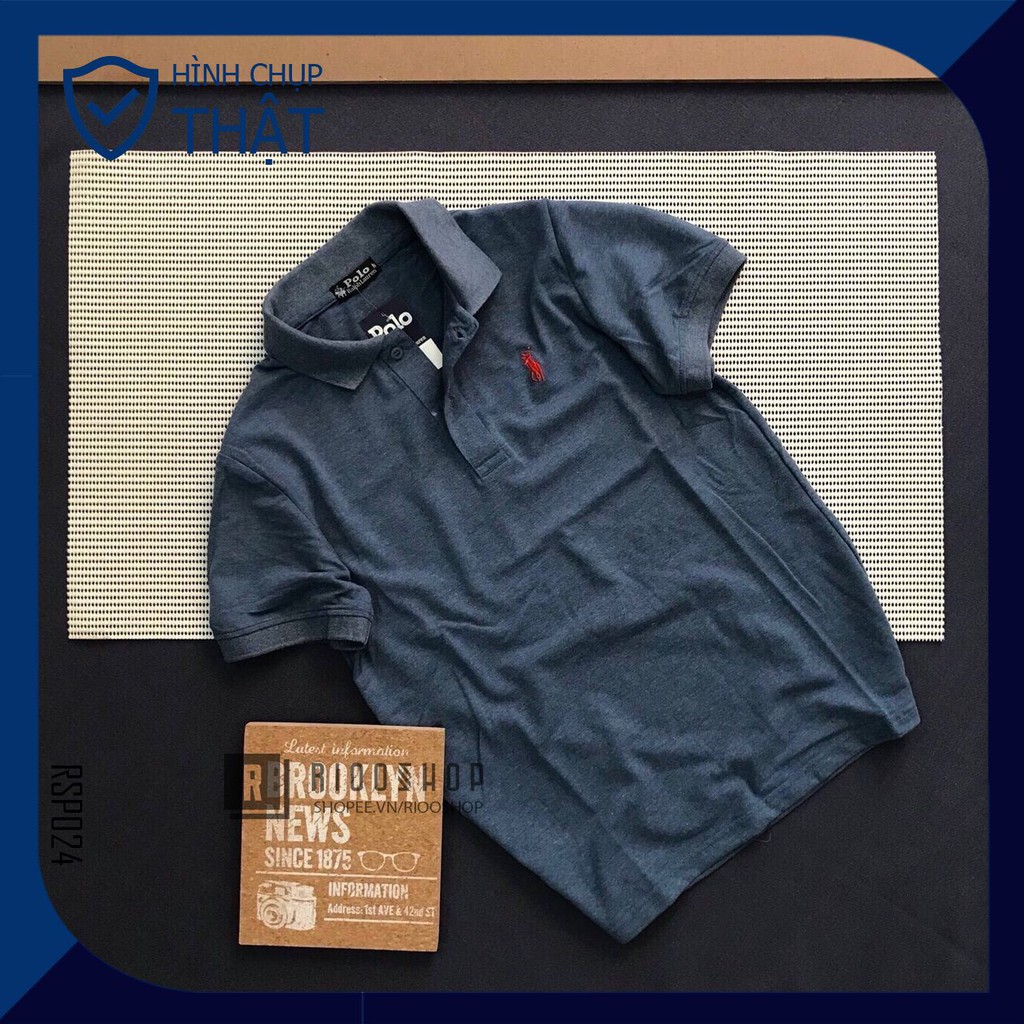 Áo thun polo có cổ cao cấp RL nhiều màu mới RSP024 có size lớn big size xxl Riooshop | BigBuy360 - bigbuy360.vn