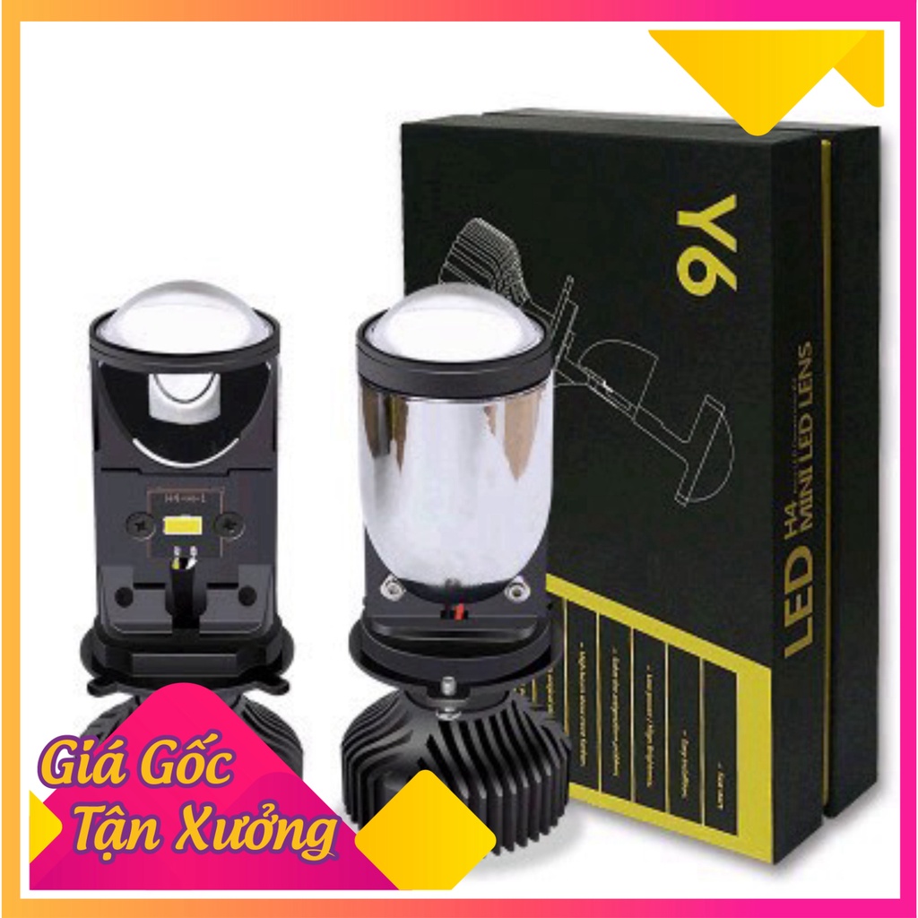 LED BI CẦU MINNI H4 CÓ CHỤP CHẮN SÁNG SIÊU SÁNG ( GIÁ 1 CHIẾC)  (Ảnh Sp thật)